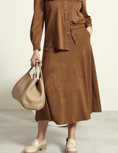 Marina rinaldi gonna suede - marina, in