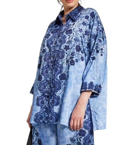 Marina rinaldi blusa blu - blusa,
