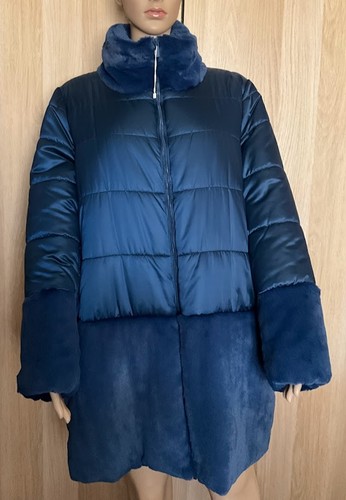 Marina rinaldi coat with faux - with,