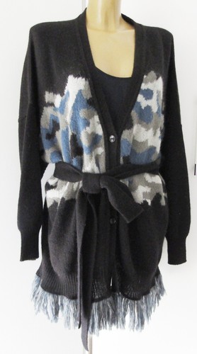 Marina rinaldi cardigan nero - rinaldi,