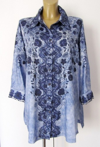 Marina rinaldi camicia azzurra - rinaldi,