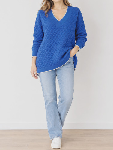 Marina rinaldi felpa blu - marina,